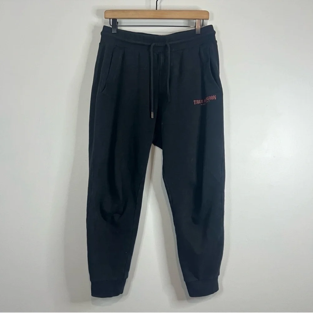 True Religion Black Welt Pocket Jogger Pants Small